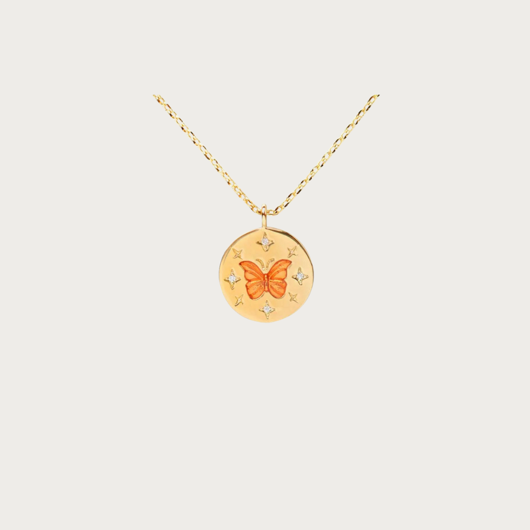 Sunrise Monarch Necklace