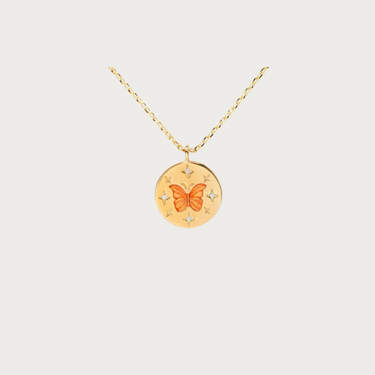 Sunrise Monarch Necklace