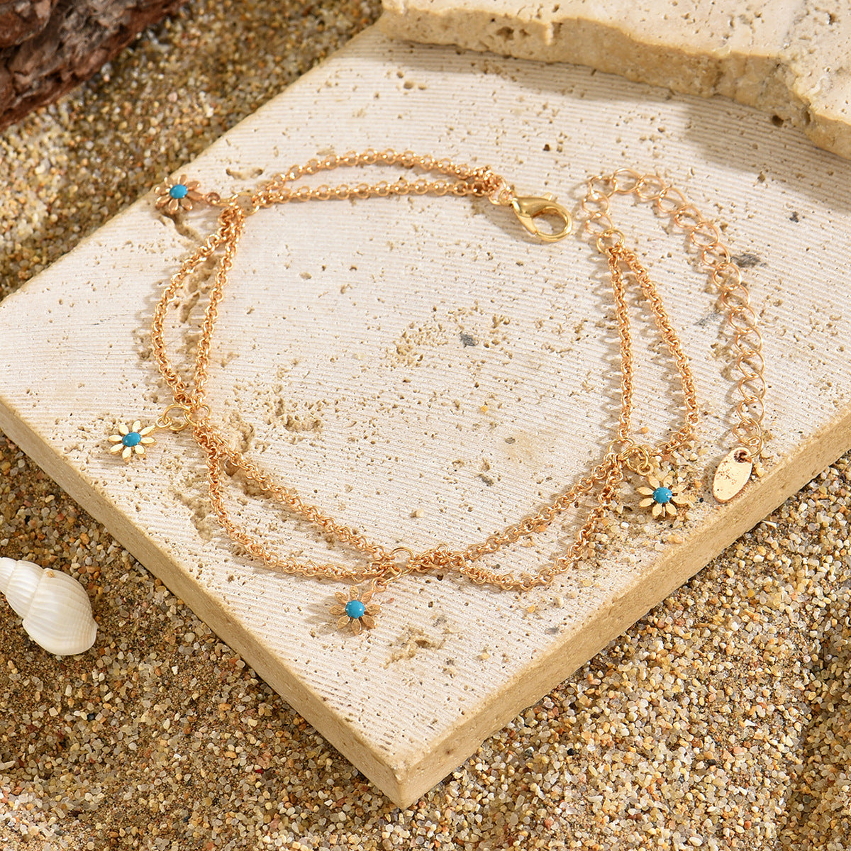 Sky Petals Anklet