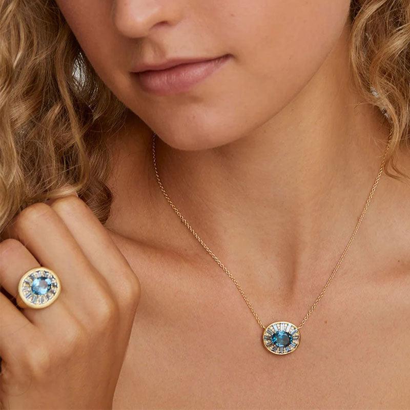 Aqua Aurora Necklace