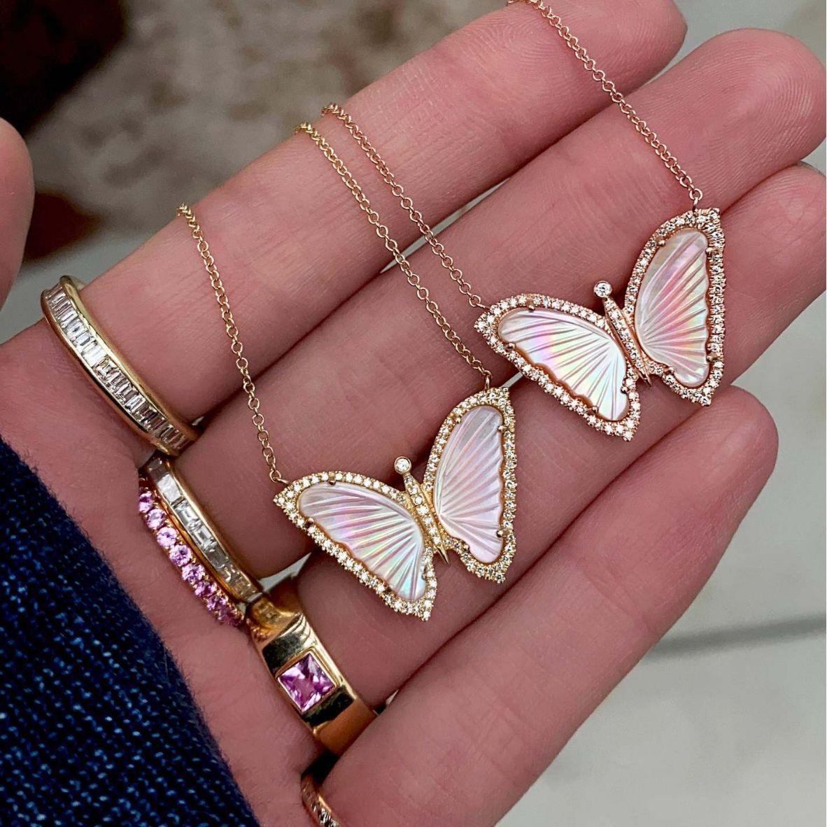 Classic Vintage Butterfly Necklace