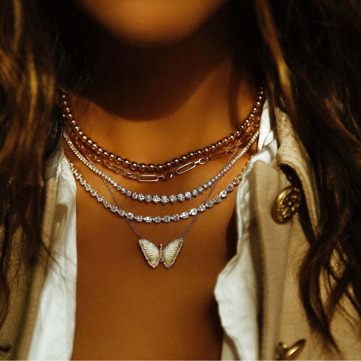 Classic Vintage Butterfly Necklace