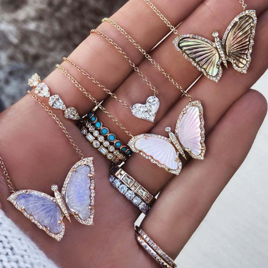 Classic Vintage Butterfly Necklace
