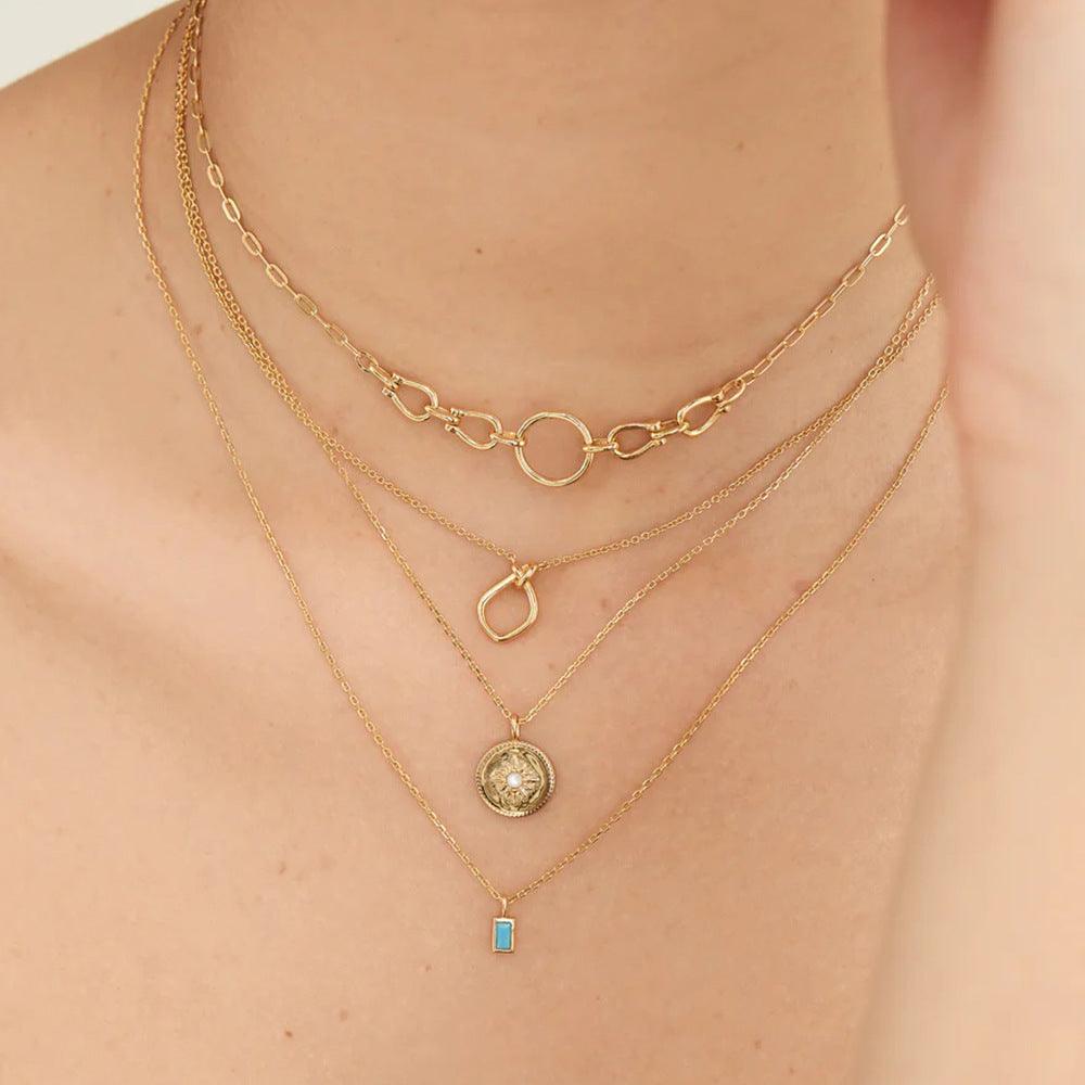 Rectangle Turquoise Necklace