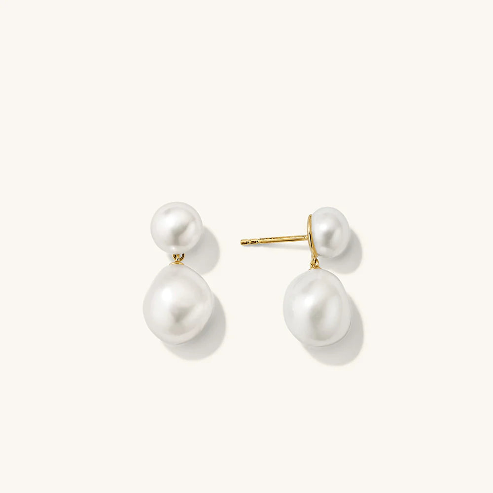 Pearl Duo Studs