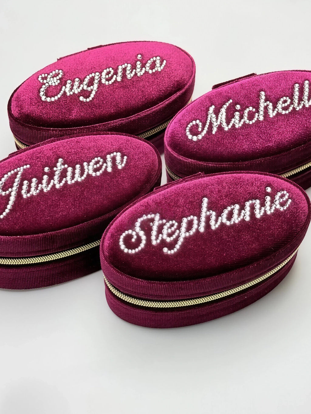 Personalized Velvet Jewelry Box