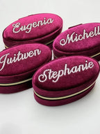 Personalized Velvet Jewelry Box