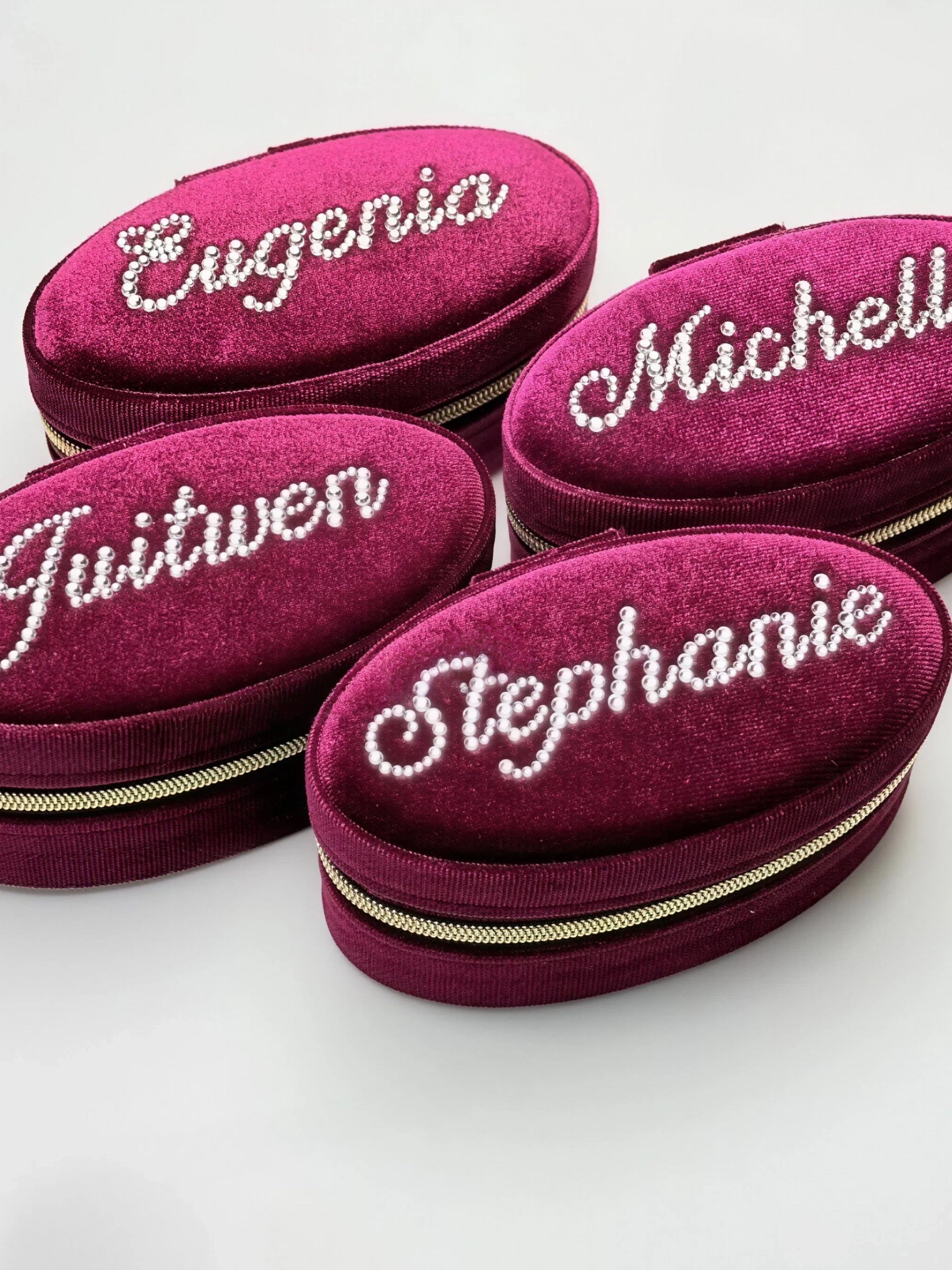 Personalized Velvet Jewelry Box
