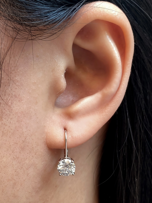 Desire Moissanite Hoops