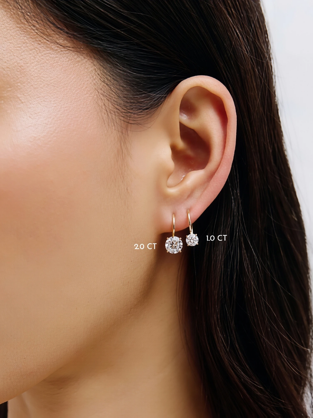Desire Moissanite Hoops