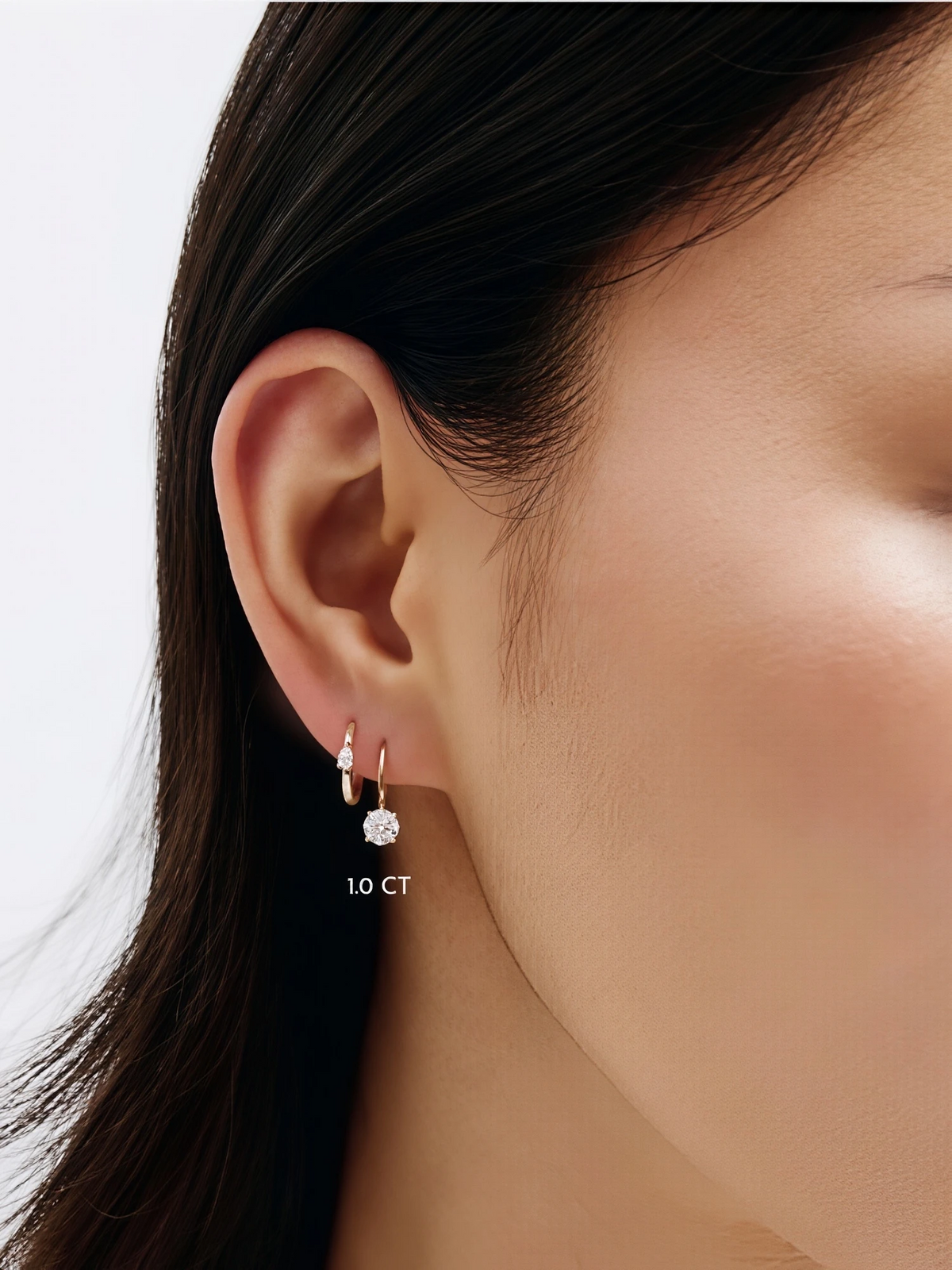 Desire Moissanite Hoops