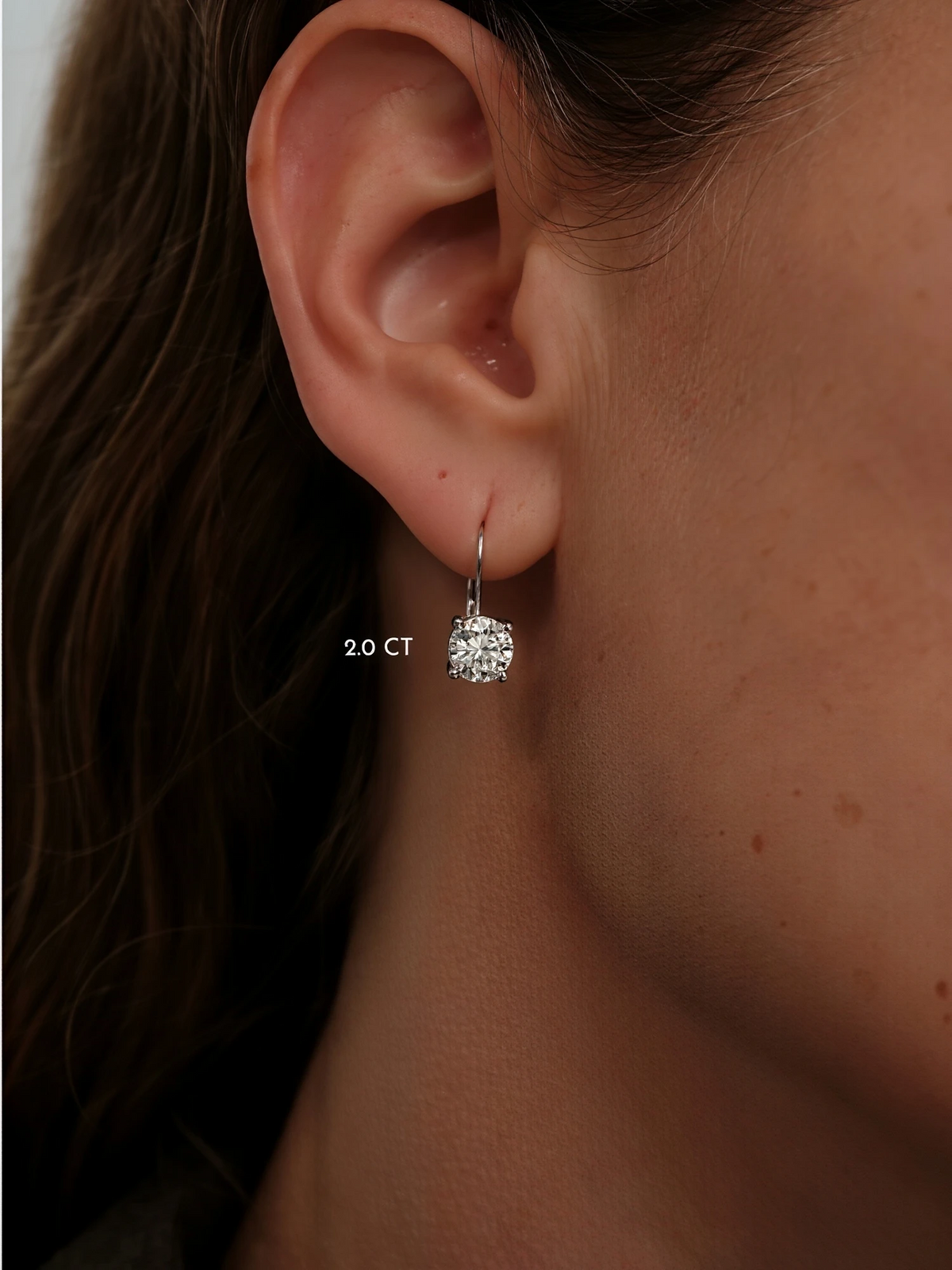 Desire Moissanite Hoops