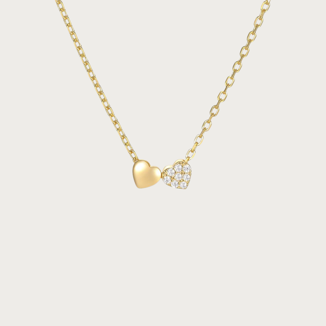 Twin Hearts Necklace