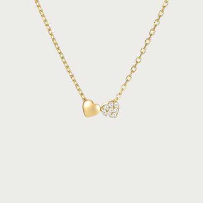 Twin Hearts Necklace