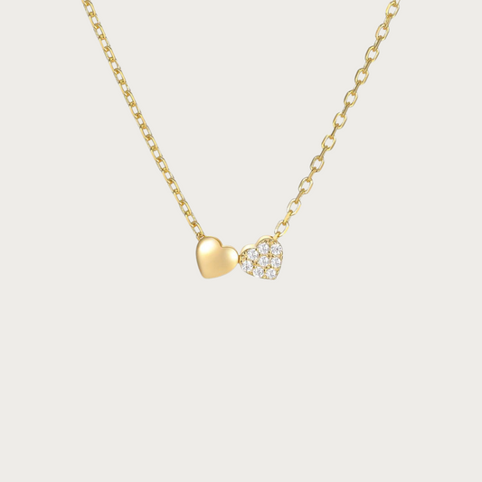 Twin Hearts Necklace