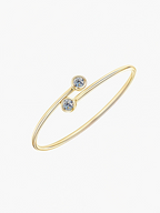 Alora Moissanite Bangle