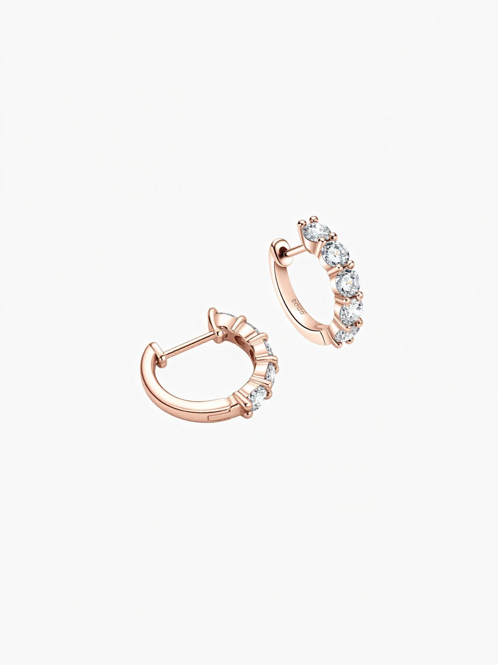 Dehors Mini Moissanite Hoops