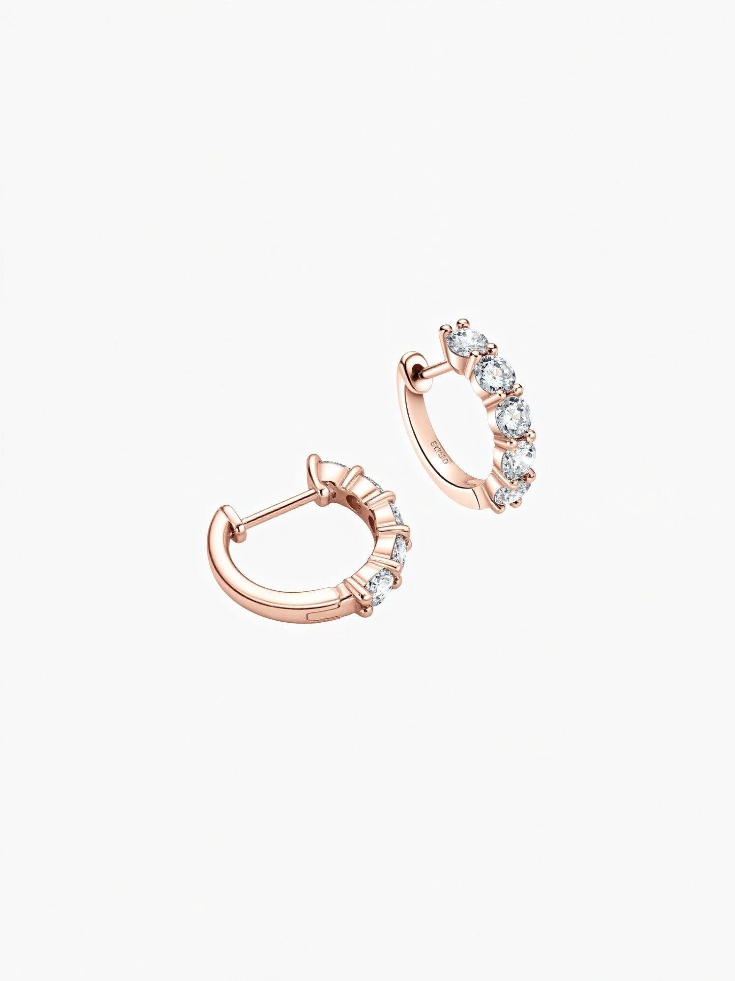 Dehors Mini Moissanite Hoops