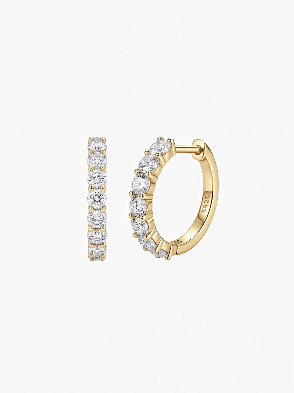 Dehors Moissanite Hoops