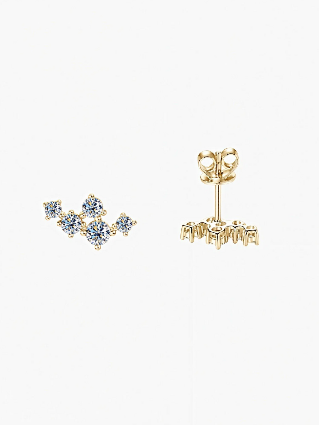 Calista Moissanite Studs