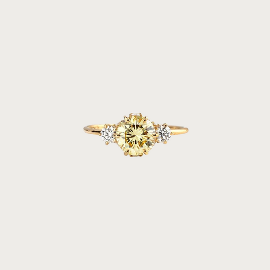 Golden Sunburst Ring