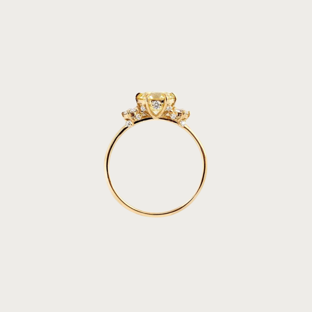 Golden Sunburst Ring