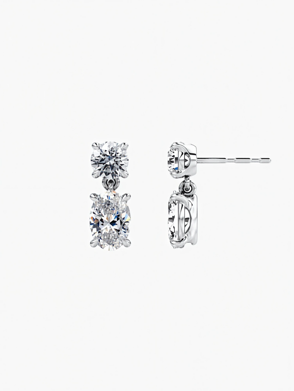 Eden Moissanite Studs