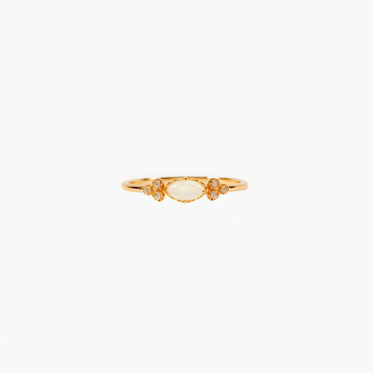 Golden Pause Ring