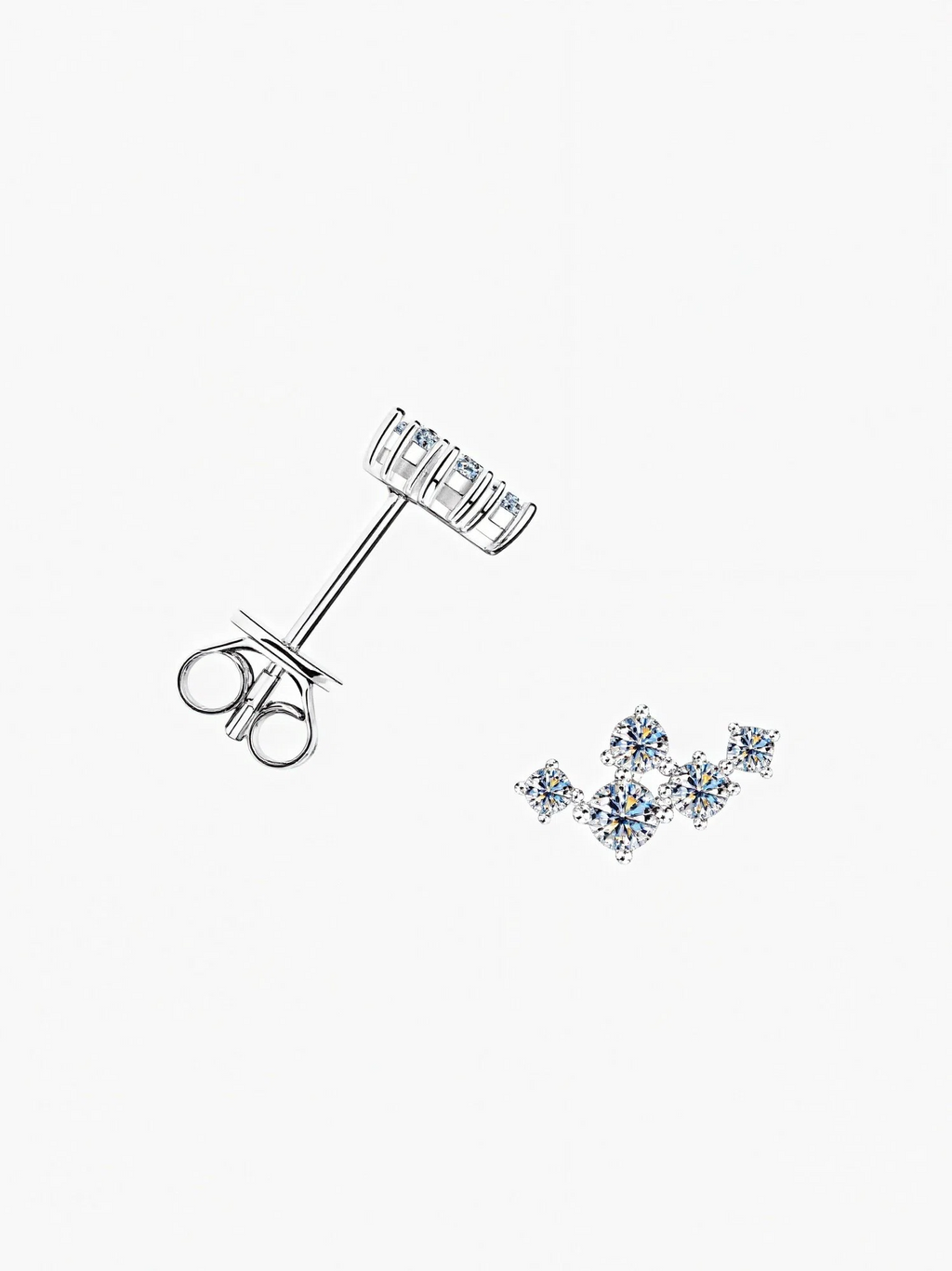 Calista Moissanite Studs