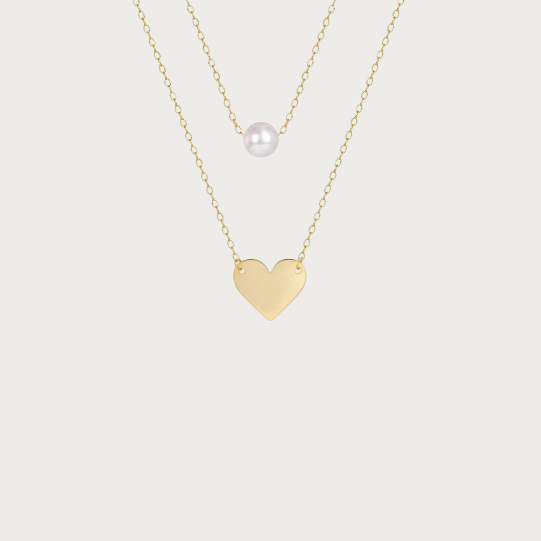 Pearl of Love Layered Necklace