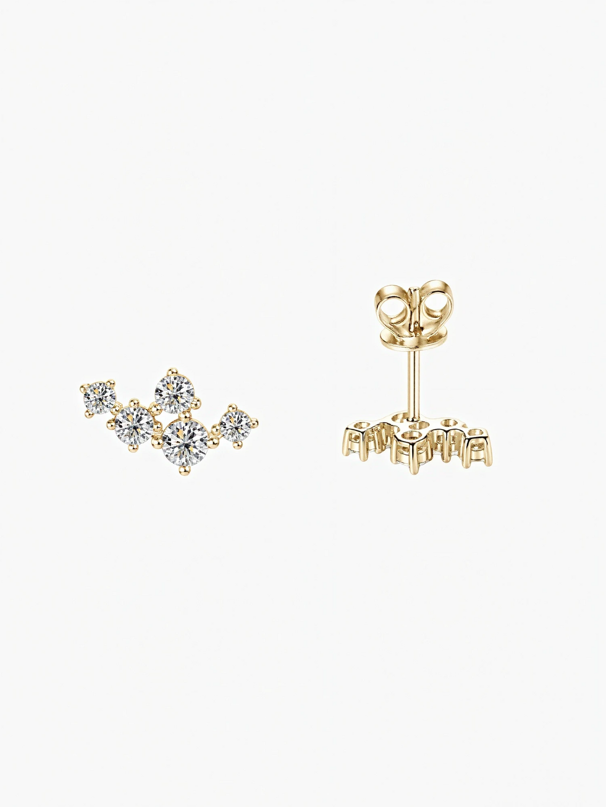 Calista Moissanite Studs