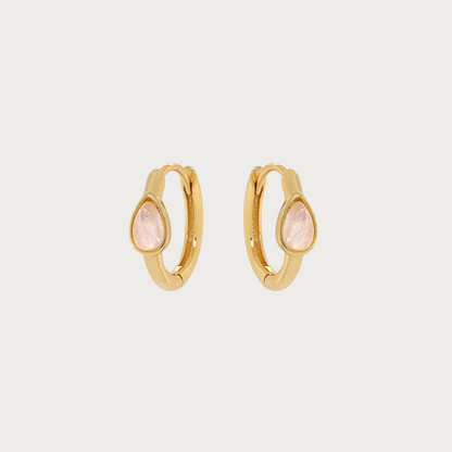 Blush Teardrop Earrings