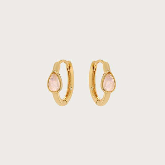 Blush Teardrop Earrings