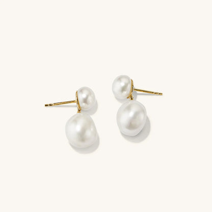 Pearl Duo Studs