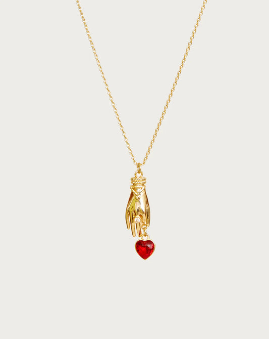 Heart in Hand Necklace