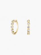 Moonlight Moissanite Hoops