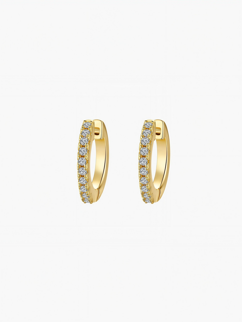 Promises Moissanite Hoops