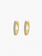 Promises Moissanite Hoops