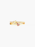 Two of Hearts Ring