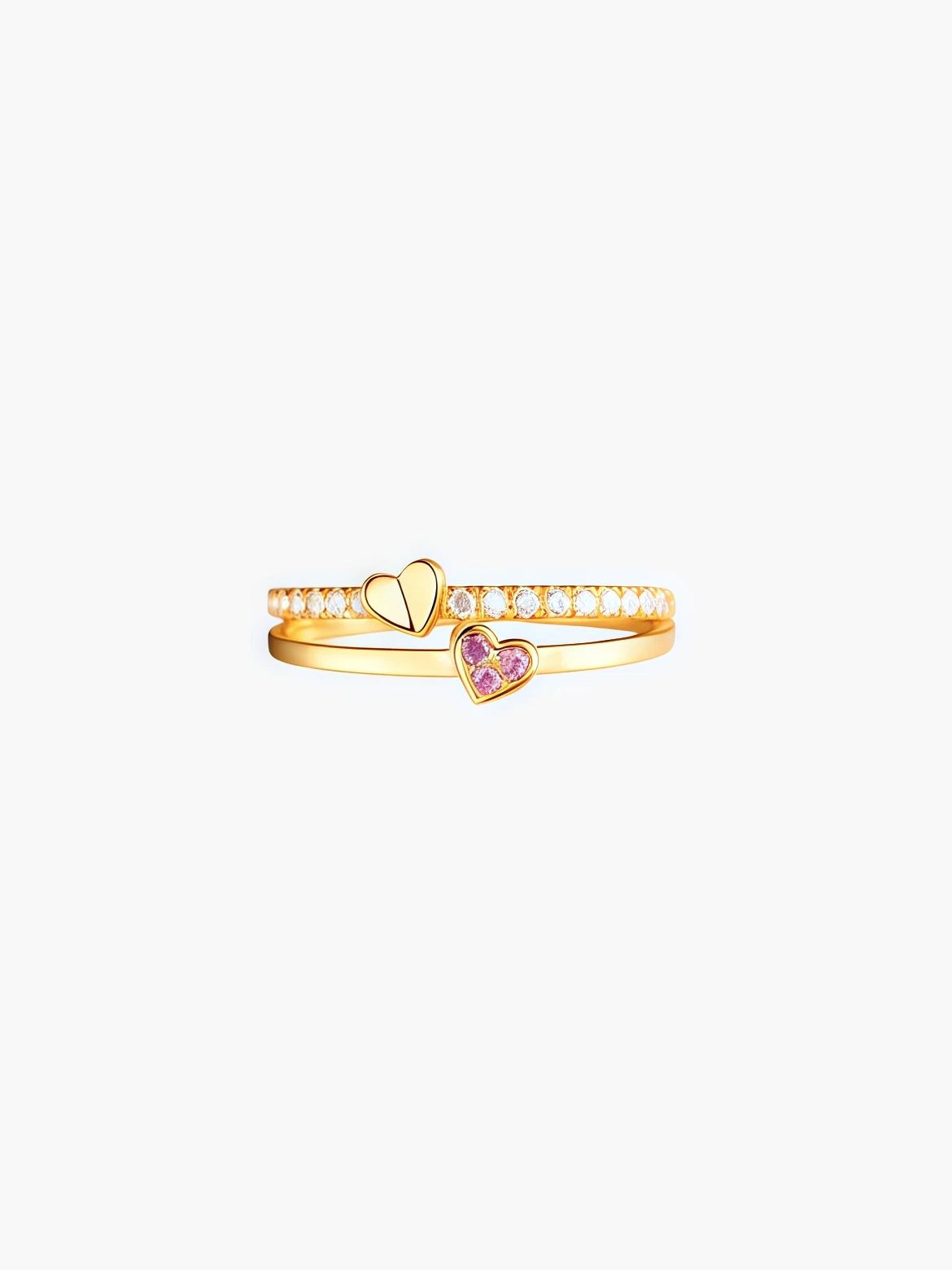 Two of Hearts Ring