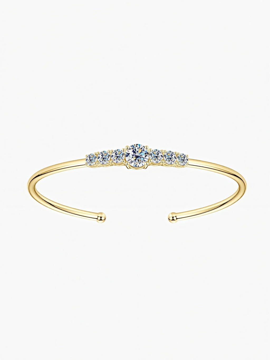 Aurielle Moissanite Bangle