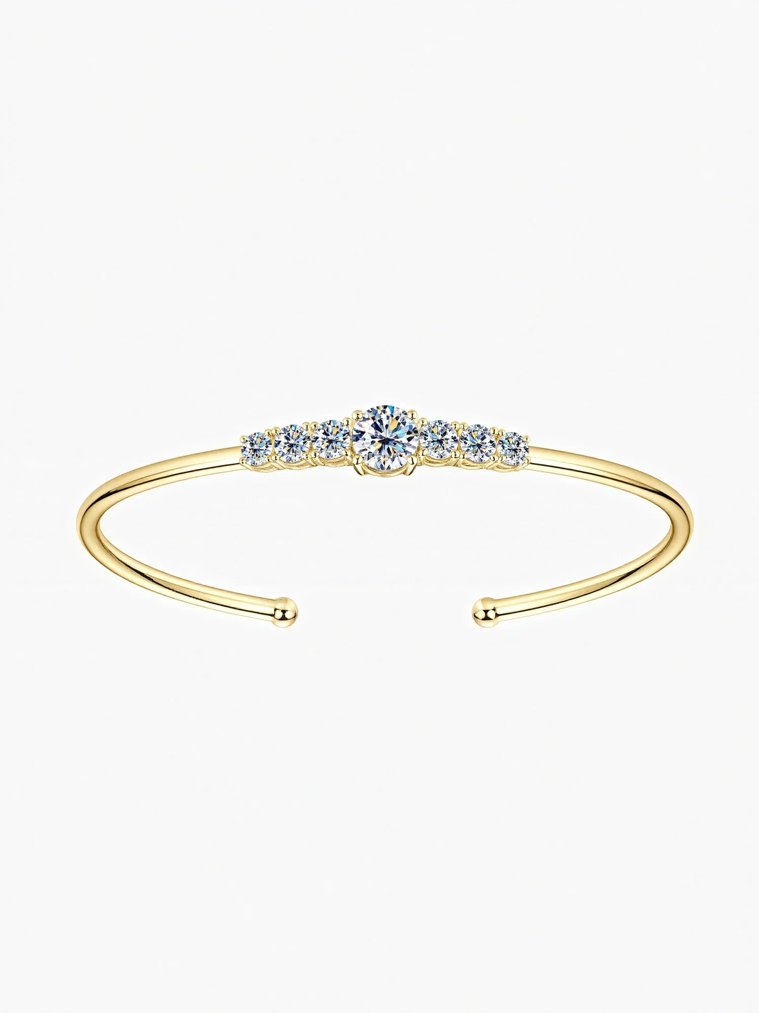 Aurielle Moissanite Bangle