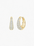 Noa Moissanite Hoops