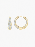 Noa Moissanite Hoops