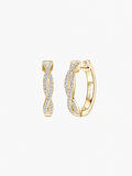 Inez Moissanite Hoops