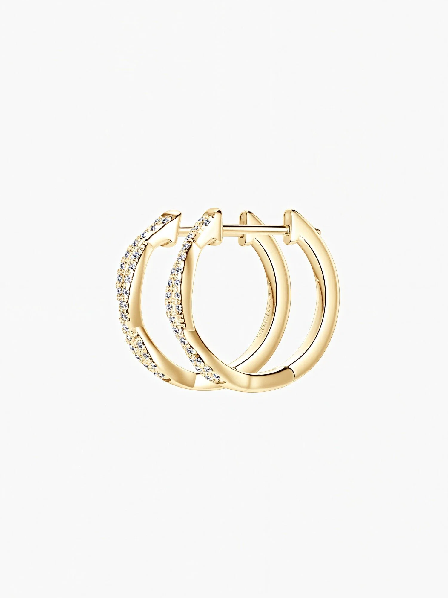 Inez Moissanite Hoops
