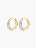 Noa Moissanite Hoops