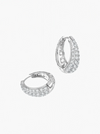 Noa Moissanite Hoops