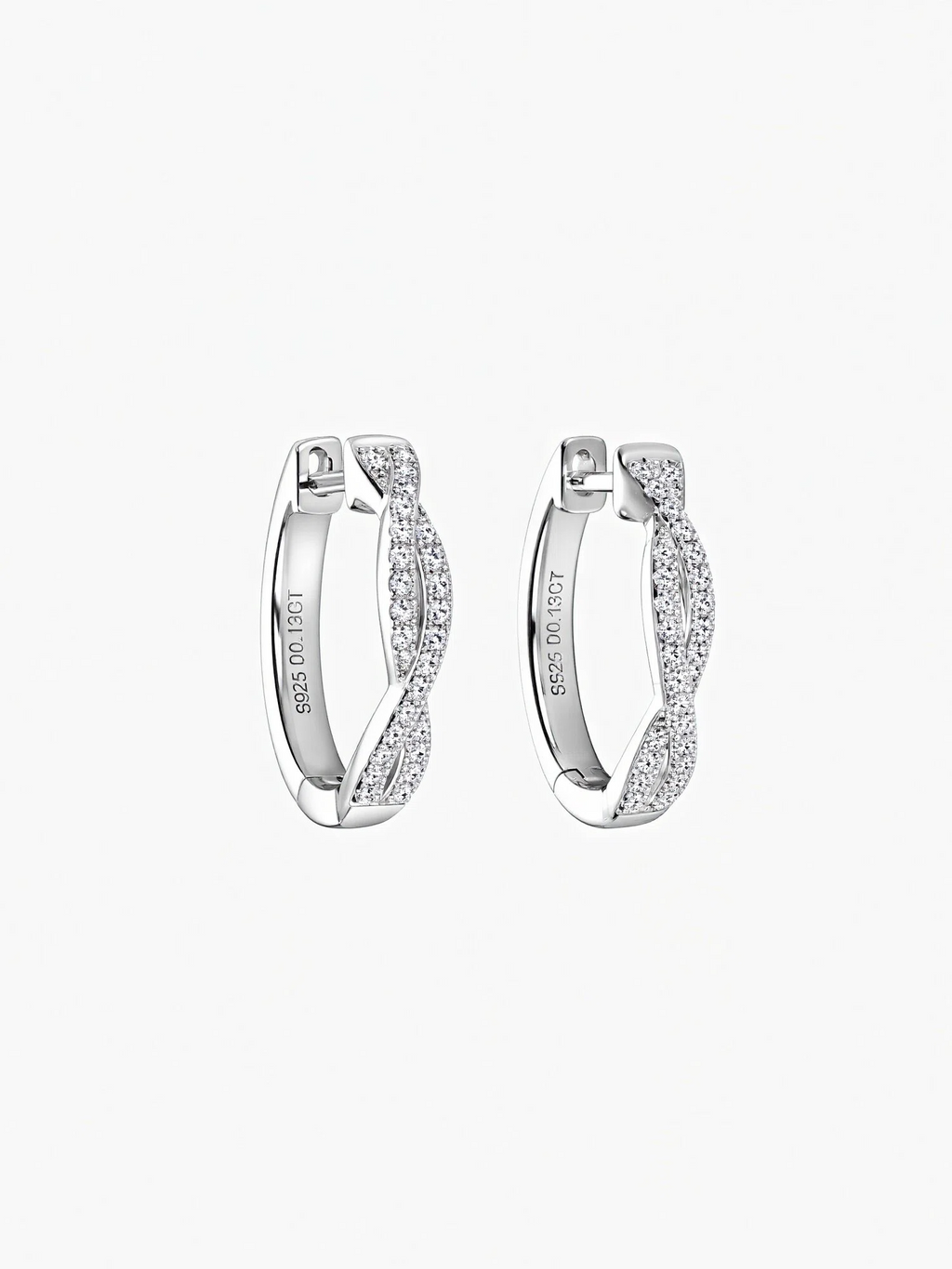 Inez Moissanite Hoops