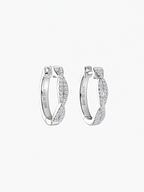 Inez Moissanite Hoops